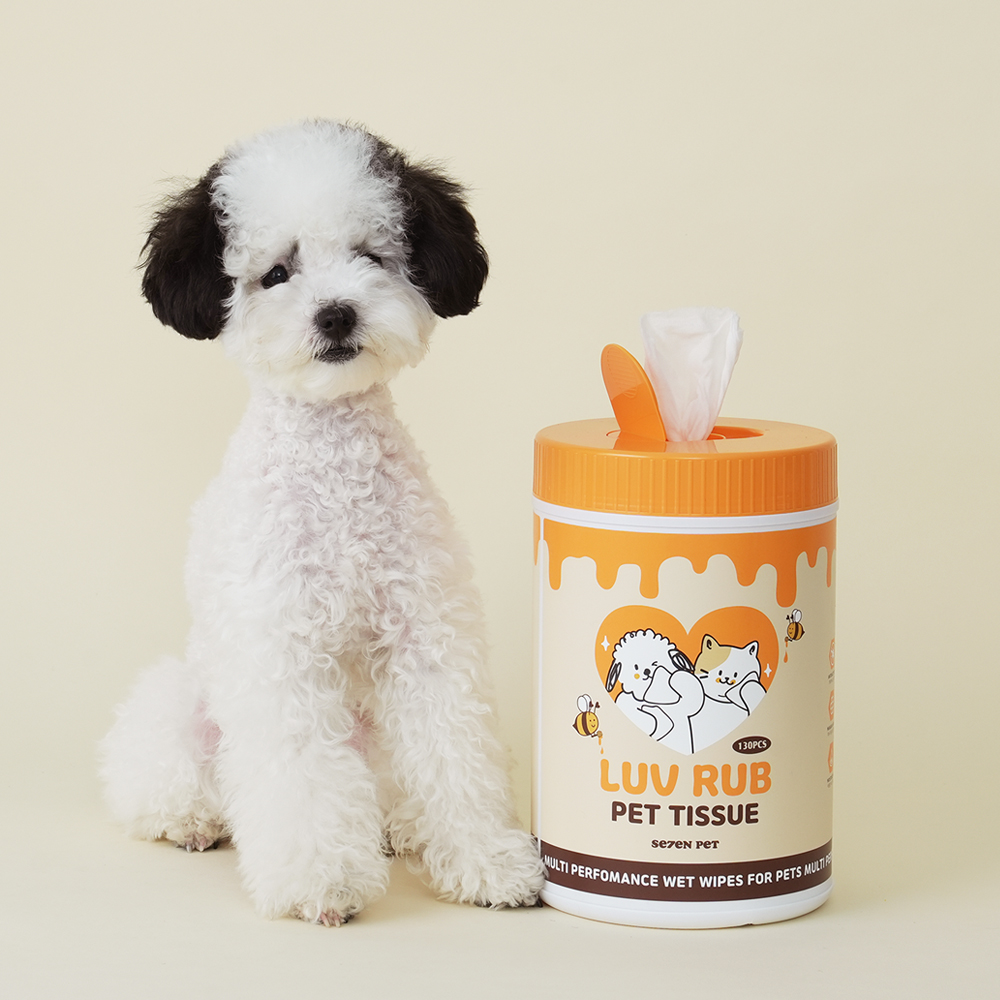 [1+1]세븐펫 럽럽 물티슈 강아지 고양이 반려동물 본품/리필/휴대용 /차량용