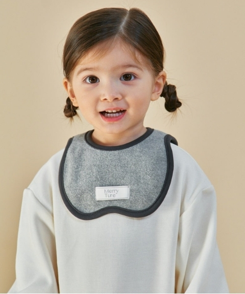 메리튠 아이코닉 테리 베이비빕 신생아 아기 이유식 턱받이 침받이 스카프빕