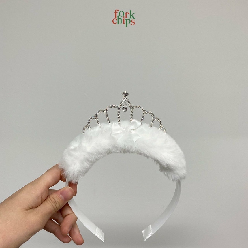 크리스마스머리띠 백설공주 여아 유아 키즈 왕관머리띠 크리스마스 선물 - 상세 이미지 2