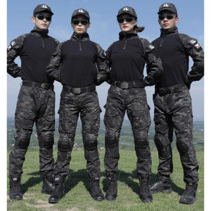 미군군복 전술복 밀리터리 흑복 밀리터리룩 서바이벌 팀전 군대 착용 후기 | 사이즈/핏 총정리 - 상품 이미지 1