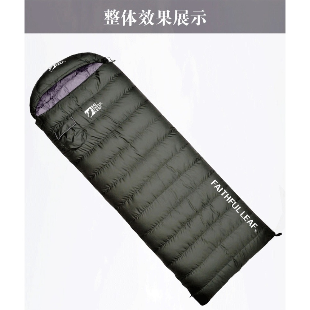 초경량 구스 침낭 동계 백패킹 구스다운 극동계 고산 원정용 침낭 - 상세 이미지 3