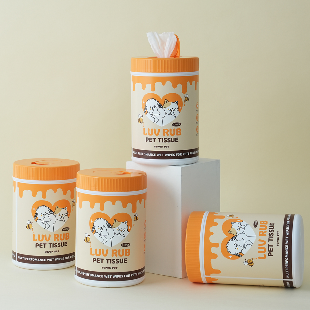 [1+1]세븐펫 럽럽 물티슈 강아지 고양이 반려동물 본품/리필/휴대용 /차량용