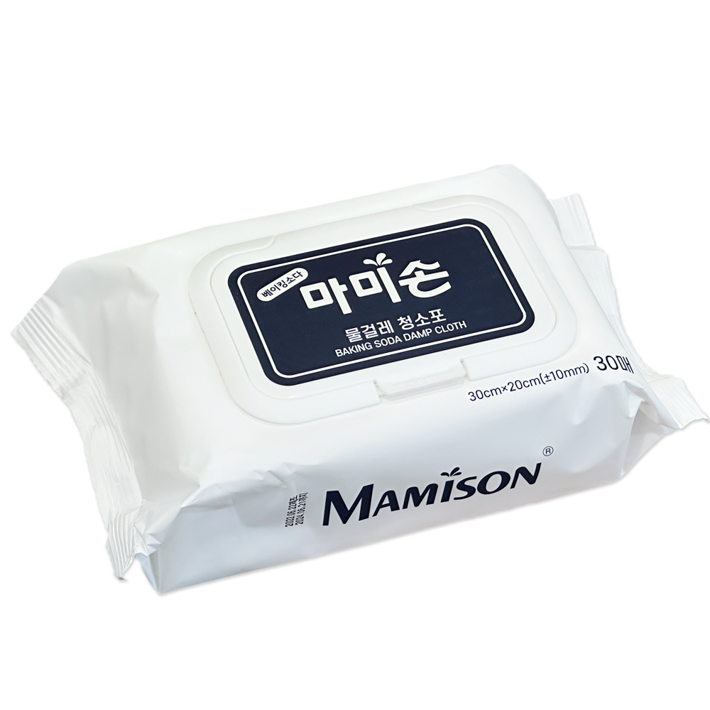마미손 물걸레 청소포 베이킹소다티슈 일회용 청소용물티슈 청소용품