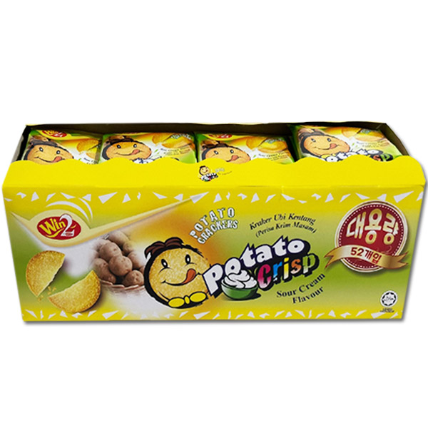 포테이토 크리스프 샤워크림향 과자 780g (52개입)