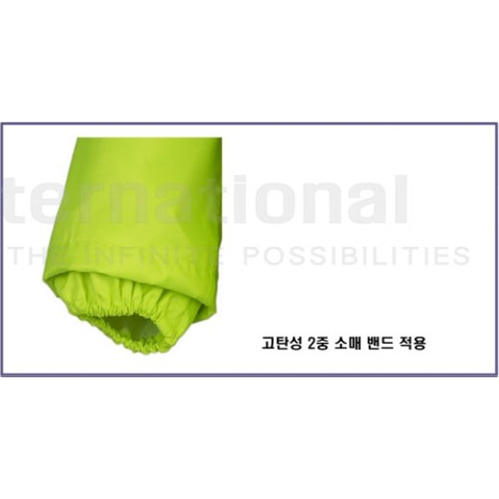 제비표 우의 형광 안전 우비 상의 si-170 오토바이 라이더 배달 si170 우체국 - 상세 이미지 5