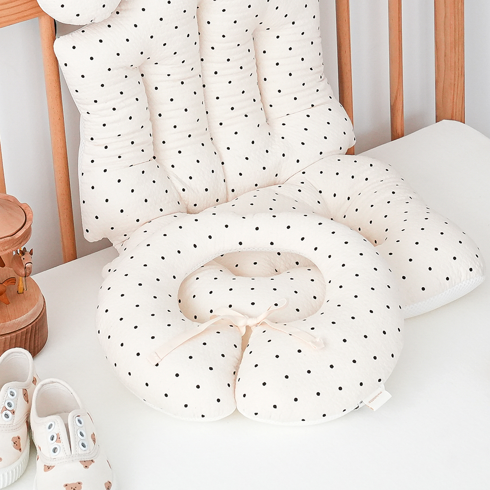 마롤로뜨 유모차라이너 사계절 양면 시트 신생아 카시트 베이지