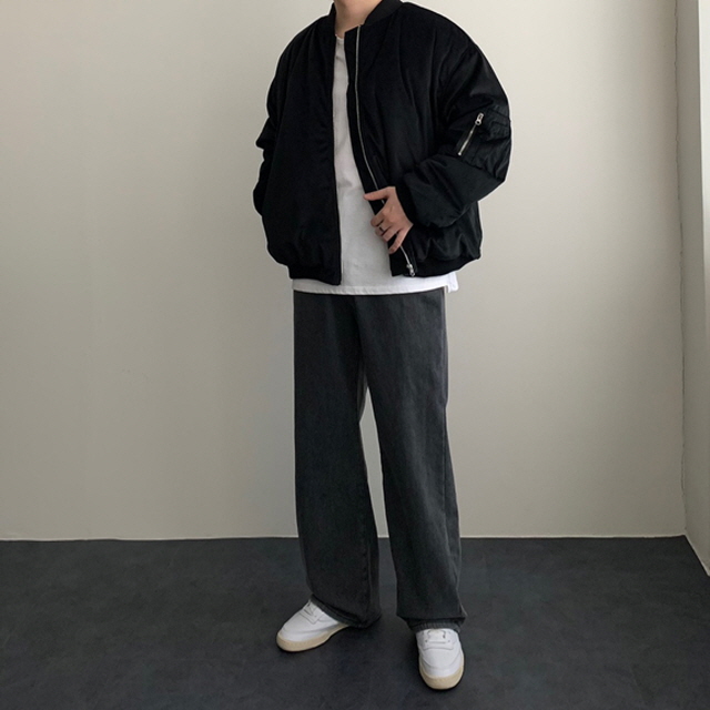 겨울항공점퍼 MA1 블루종 항공패딩 이미지 2