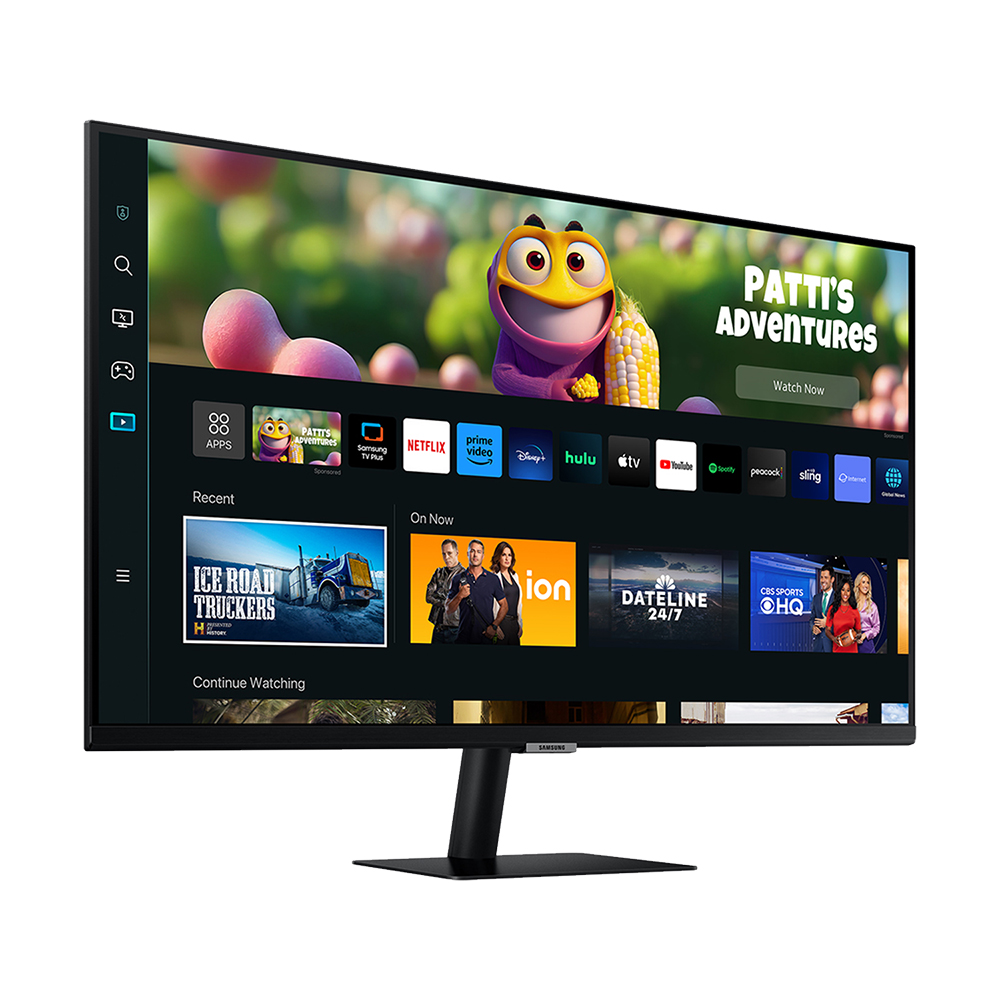 삼성 M5 S32CM500EK 스마트모니터 넷플릭스 OTT 유튜브 블루투스 원룸 캠핑용 블랙 - 상세 이미지 3