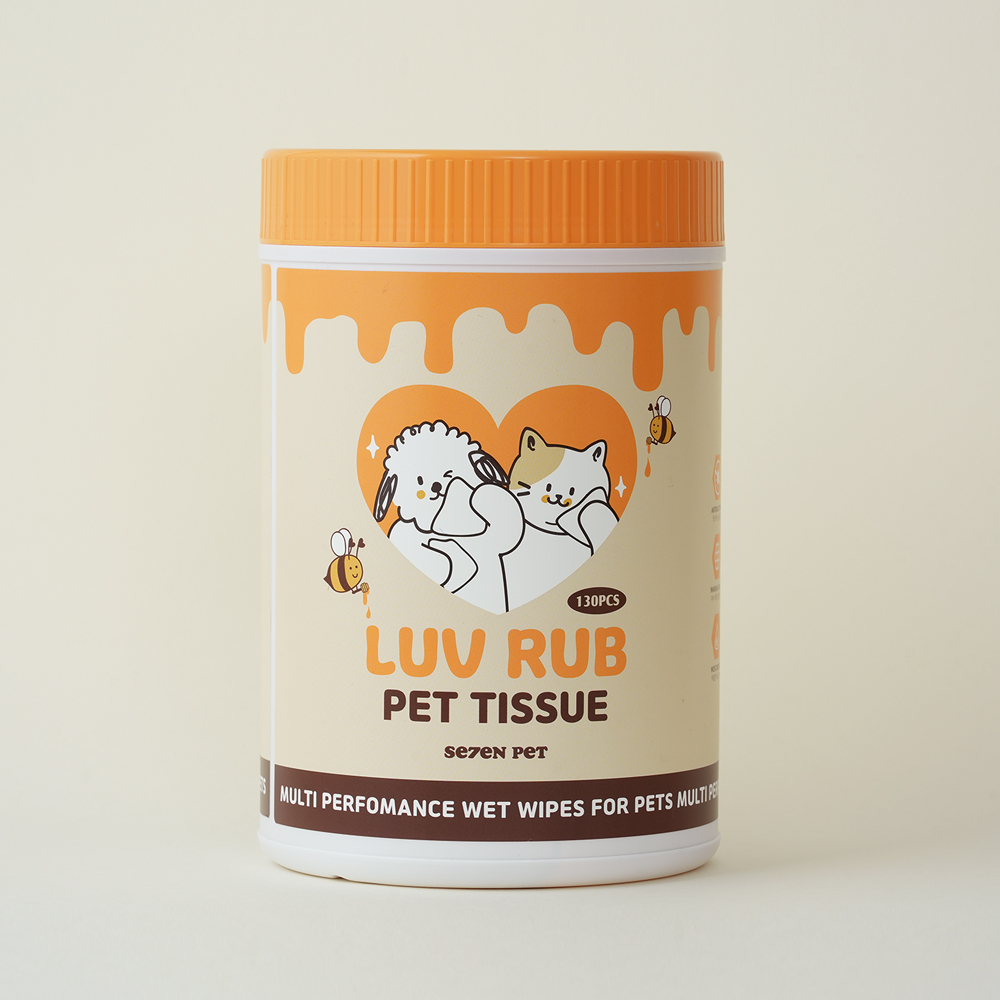 [1+1]세븐펫 럽럽 물티슈 강아지 고양이 반려동물 본품/리필/휴대용 /차량용