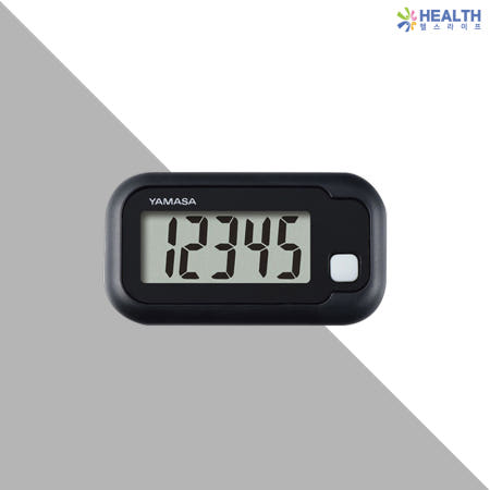 3D 센서 야마사 만보계 TH-110 (블랙) 초경량 걷기 운동 유산소 걸음 측정