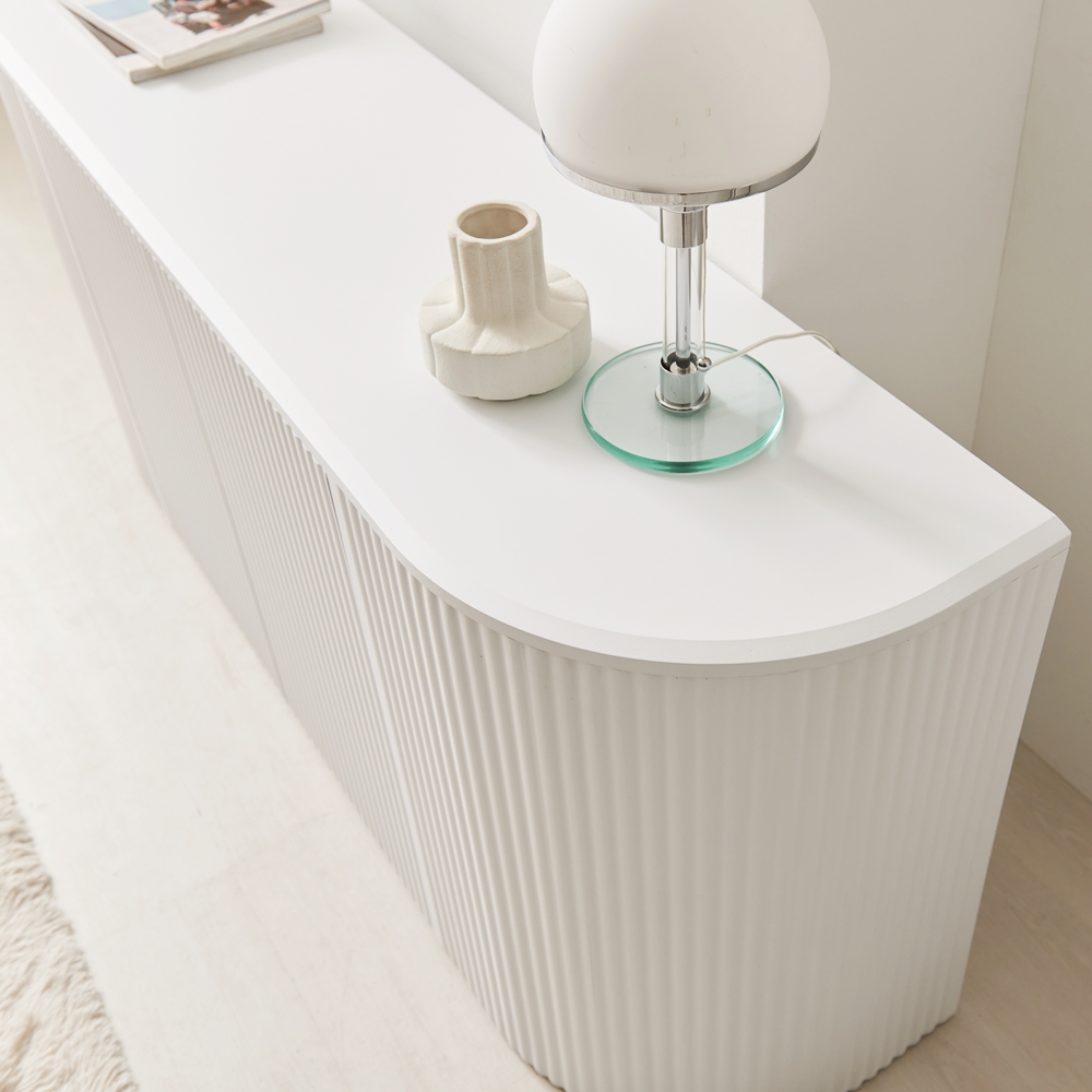 치즈퐁 높은거실장 템바보드 수납장 티비다이 tv장식장 1600