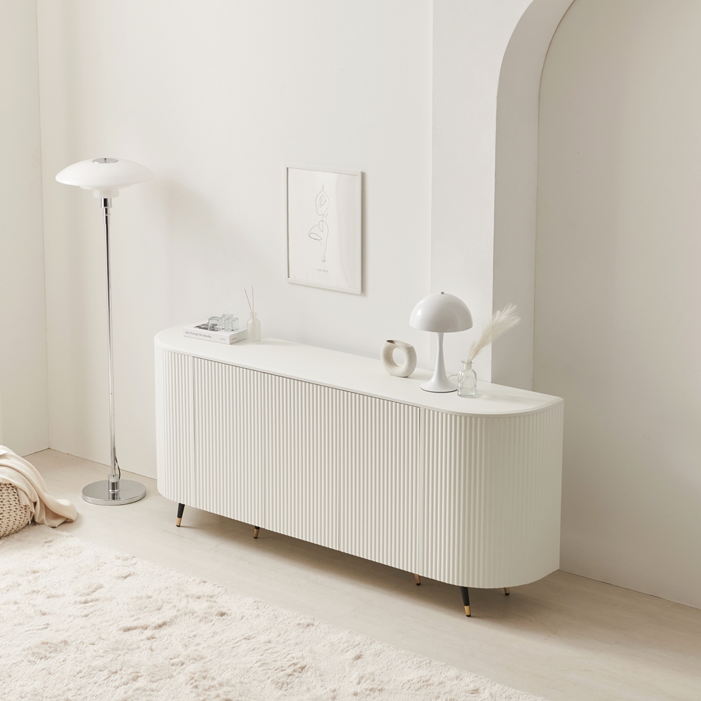 치즈퐁 높은거실장 템바보드 수납장 티비다이 tv장식장 1600