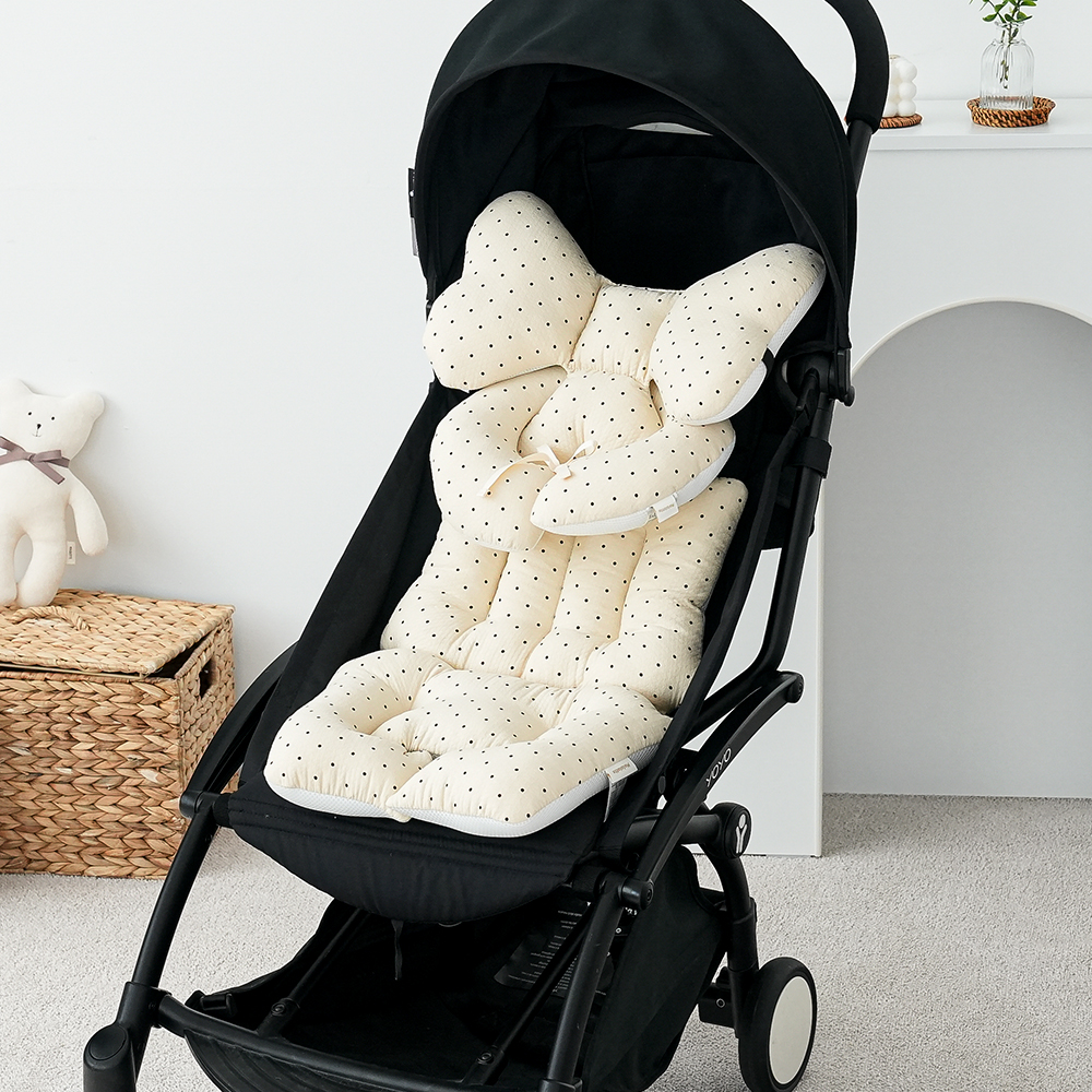 마롤로뜨 유모차라이너 사계절 양면 시트 신생아 카시트 베이지