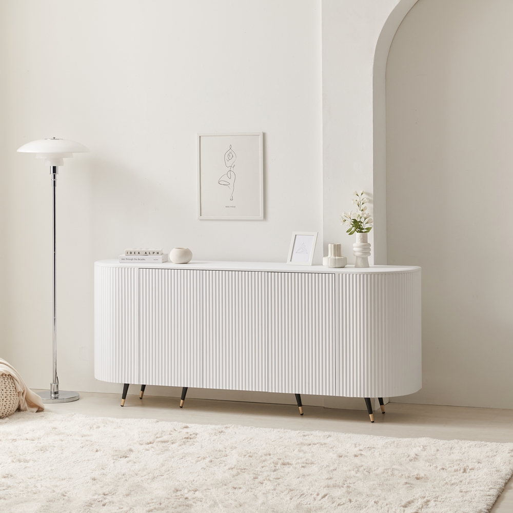 치즈퐁 높은거실장 템바보드 수납장 티비다이 tv장식장 1600