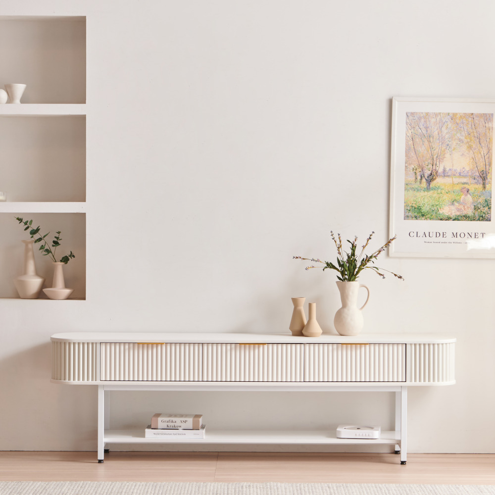 가구본 벨리에 템바보드 거실장 1800