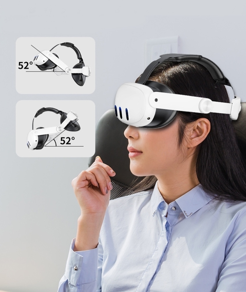 메타퀘스트3 스트랩 악세사리 헤드 무압박 폼패드 이미지 3