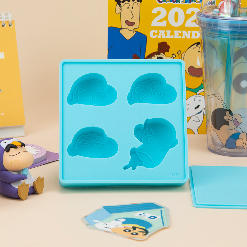 레토 짱구 얼음트레이 실리콘 얼음틀 아이스트레이 4구