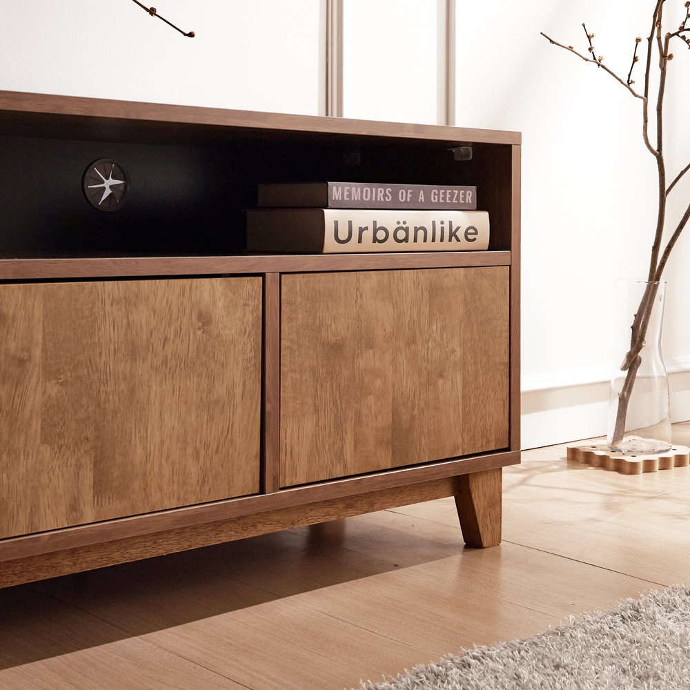 베벨로 원목 폭좁은거실장 미니티비다이 안방티비장 av장 낮은