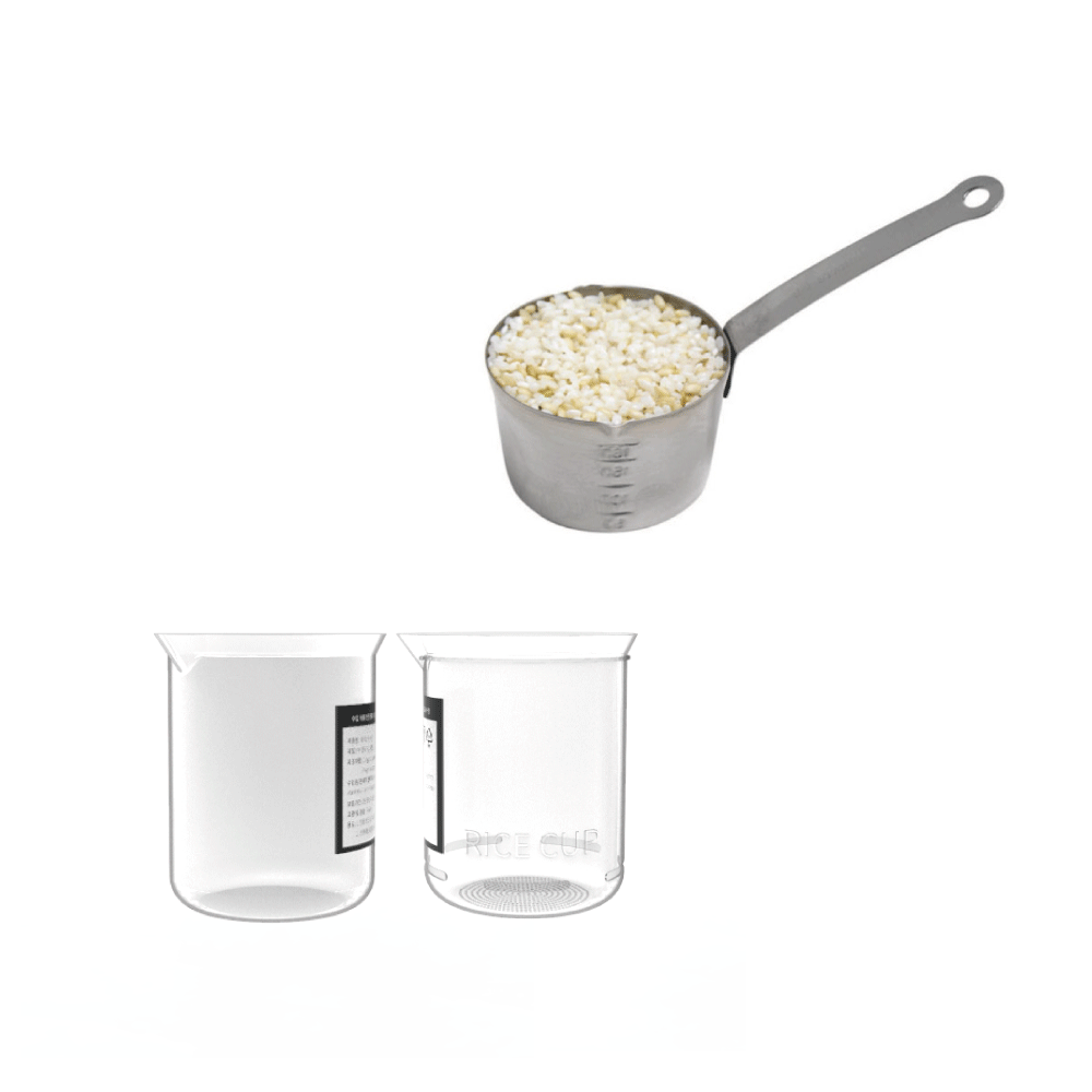 쌀컵 물컵 쌀 계량컵 스텐 미니압력밥솥 부품 플라스틱 스테인리스