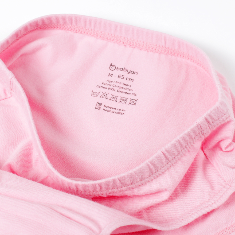 [슈퍼특가] 베이비앙 첫팬티 두돌아기팬티 국내산 무형광 40수 면 유아 아기 아동 키즈 여자 여아 파티 삼각팬티 3종 세트(여아용)