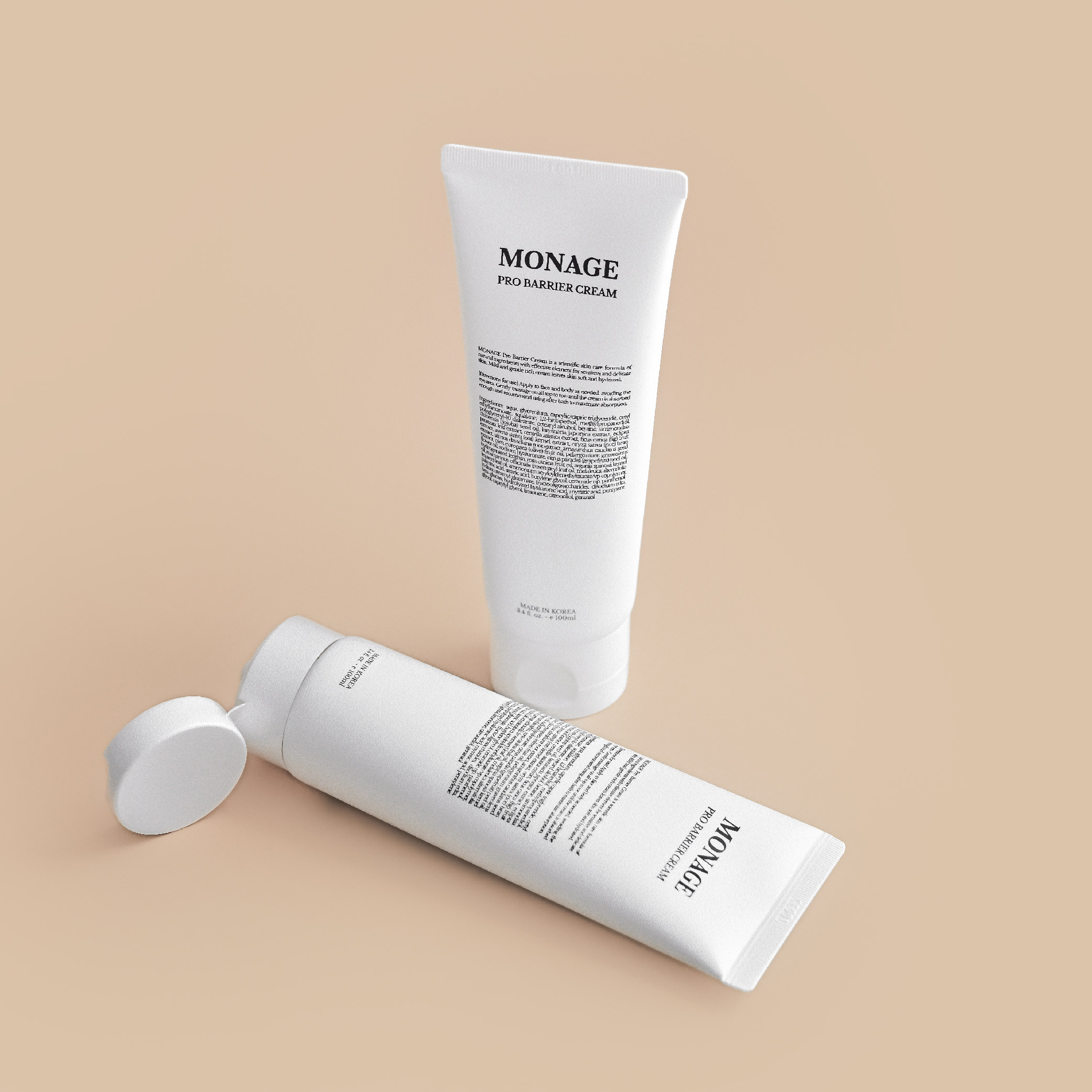 [2세트] 모나쥬 프로 베리어 크림 피부장벽 강화 유수분 영양 충전  고보습 100ml - 상세 이미지 2