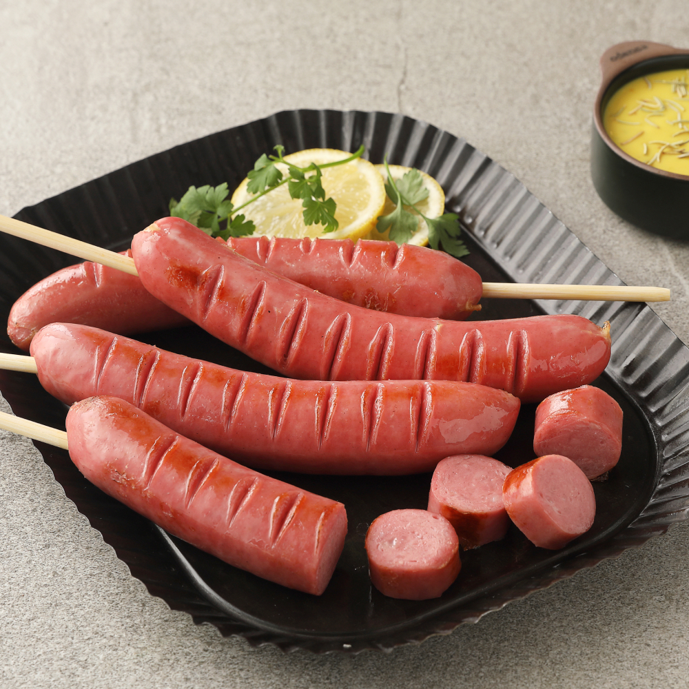 링컨 소시지 꼬치 1kg (10ea) 칼집소시지 소세지꼬치 국산돈육 핫바 - 메인 이미지