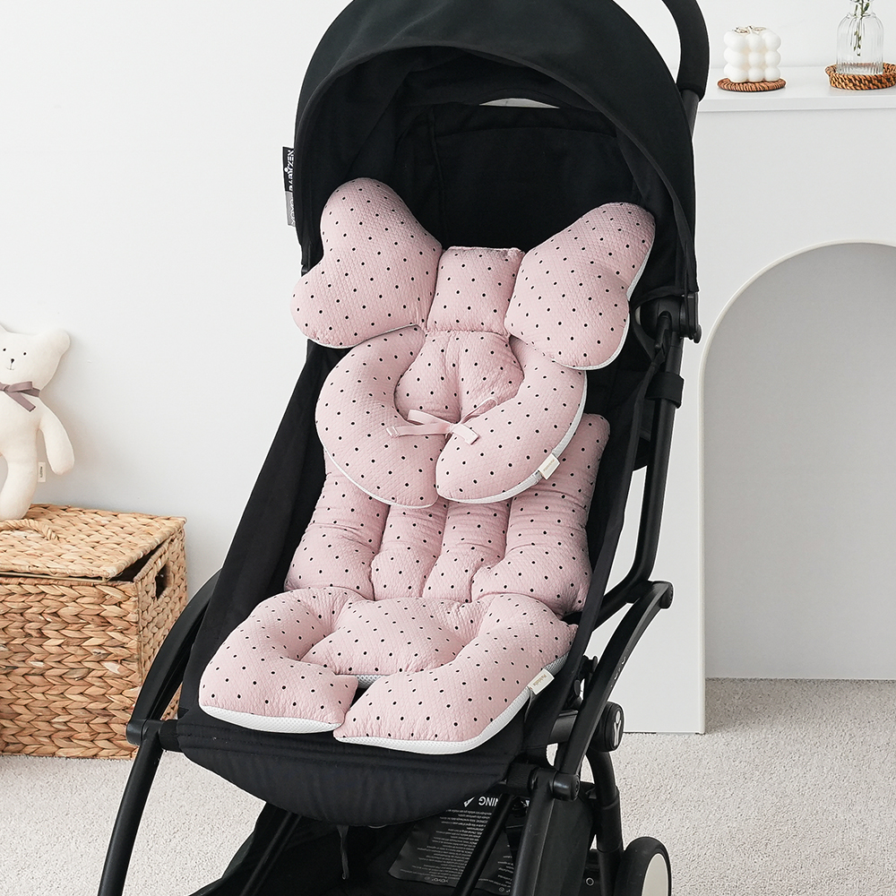 마롤로뜨 유모차라이너 사계절 양면 시트 신생아 카시트 베이지