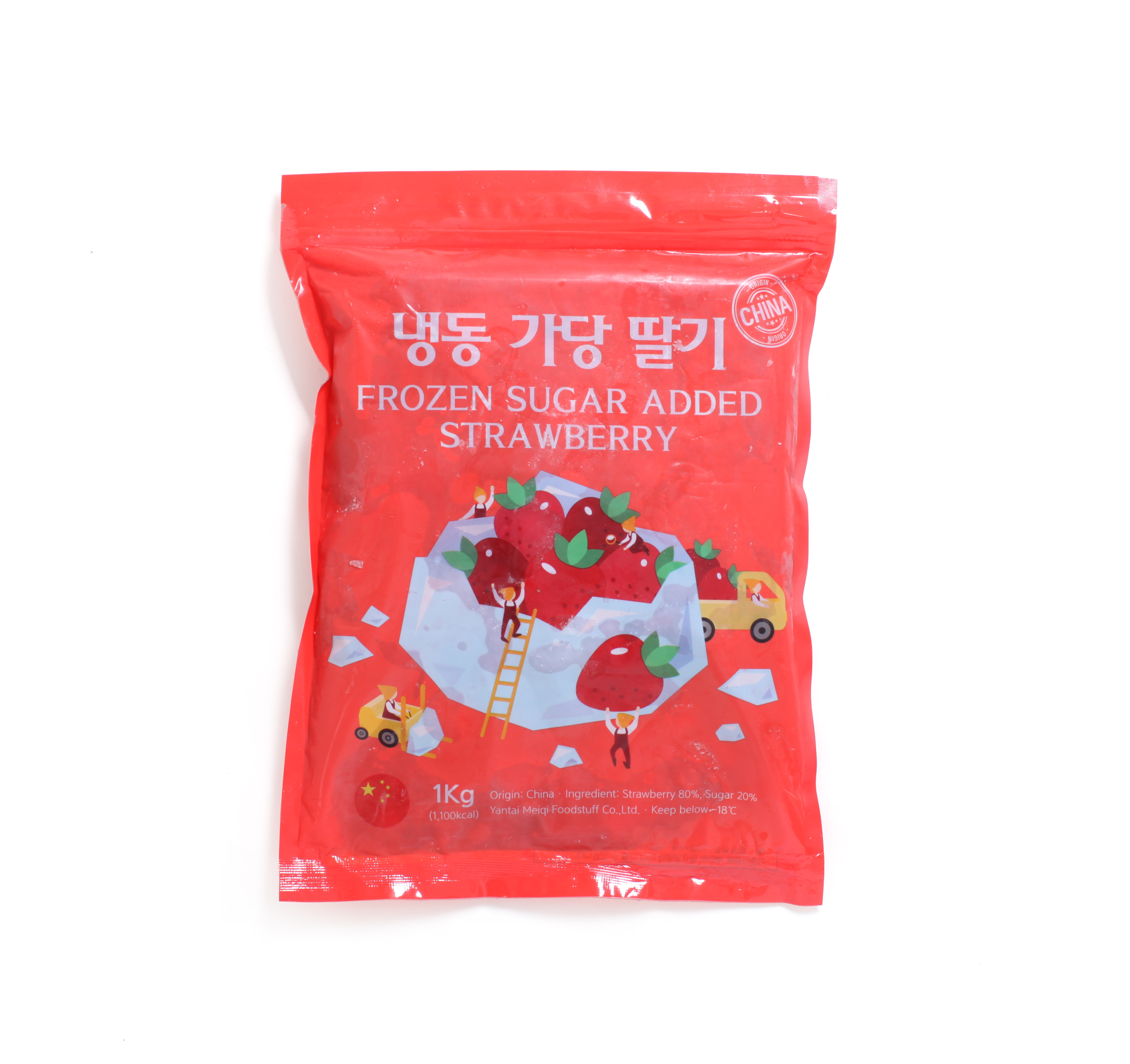 냉동 가당딸기1kg - 상세 이미지 5
