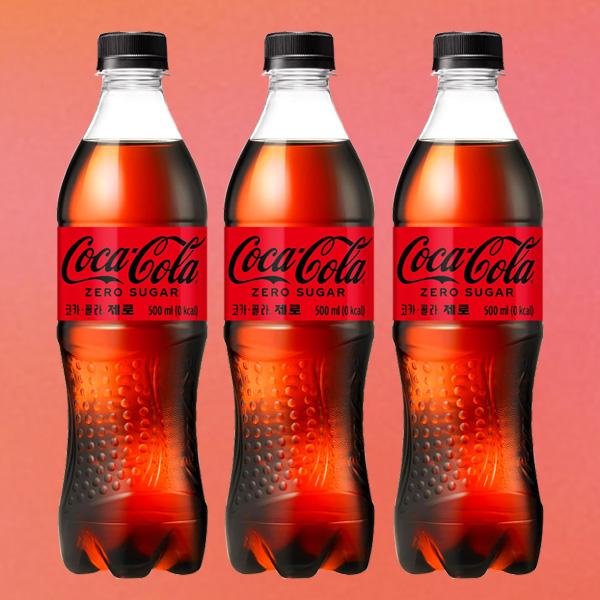 코카콜라 500ml x 24개입 업소용 코카콜라 제로 이미지 2