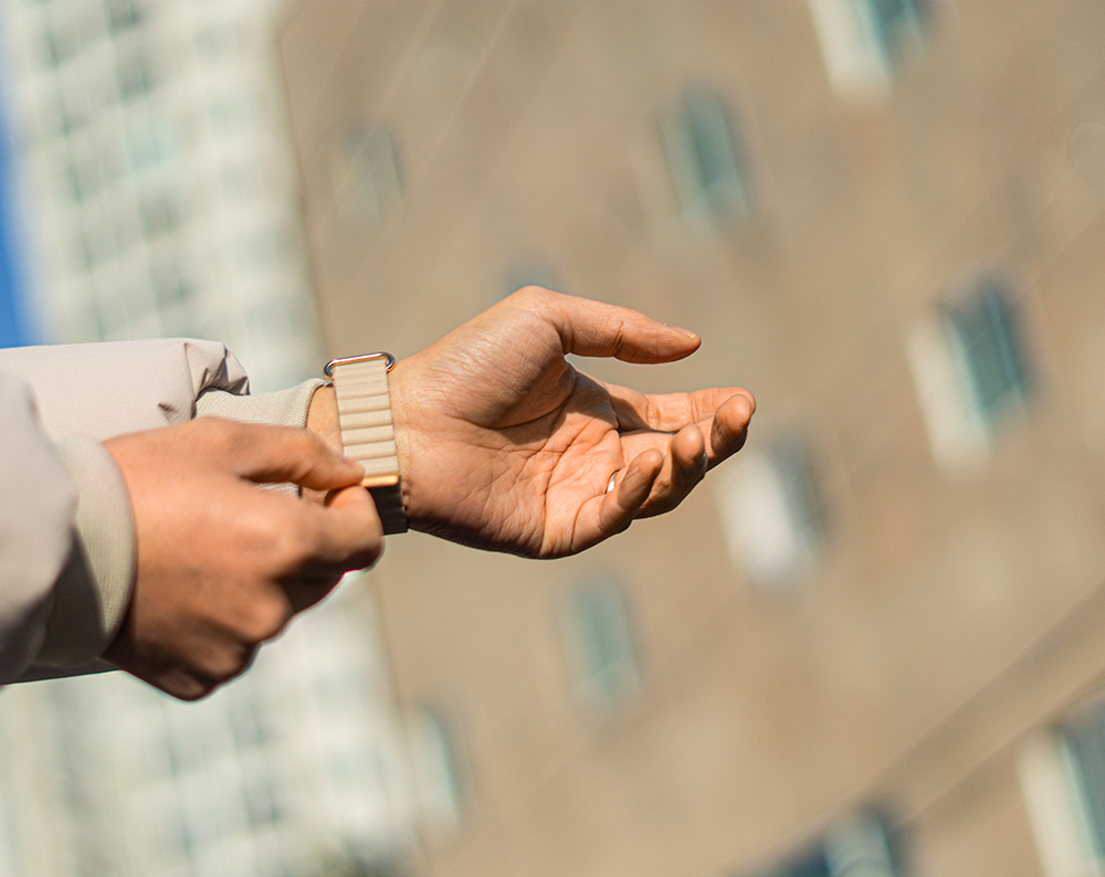 웨어플래닛 애플워치 가죽 버클 레더루프 밴드 스트랩 10 울트라 호환 시계 줄 - 상세 이미지 4