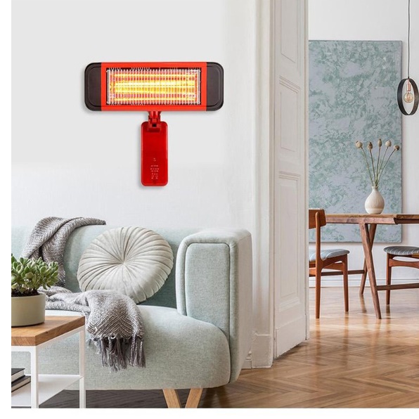 벽걸이 온열기 벽걸이 난로 근적외선 히터 온 열 선풍기 난로