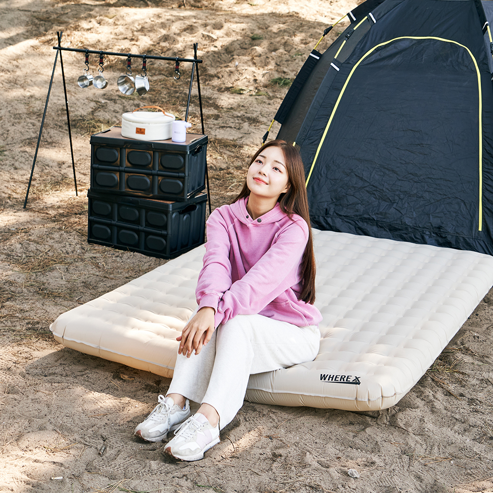 웨어엑스 경량 나일론 에어 매트 16cm 더블 - 상세 이미지 5
