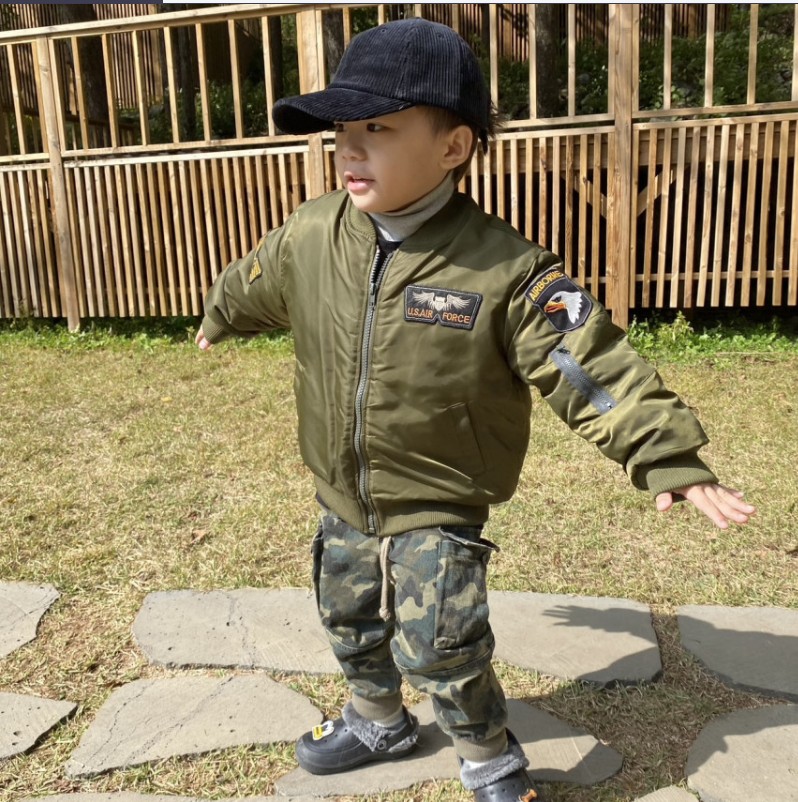 아동군복 유아상하복세트 해병대 어린이군복 어린이집 역할놀이 할로윈 군인복장 밀리터리룩 가을 겨울 - 상세 이미지 5