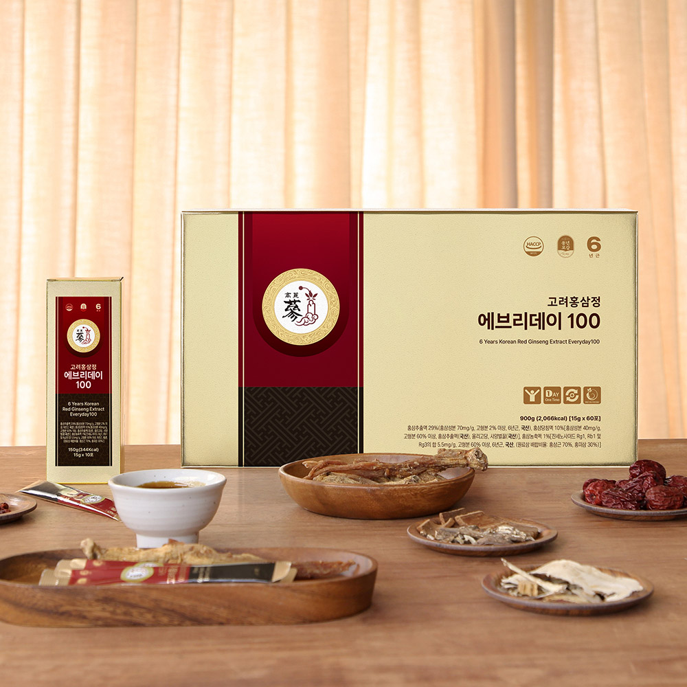 PNBG 풍년보감 에브리데이100 홍삼정 진액스틱 선물세트 60포, 1개 이미지 2