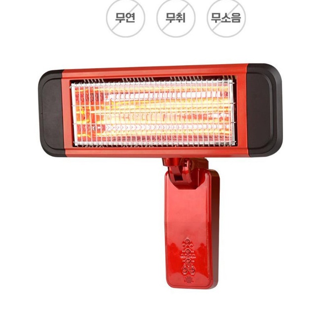 벽걸이 온열기 벽걸이 난로 근적외선 히터 온 열 선풍기 난로