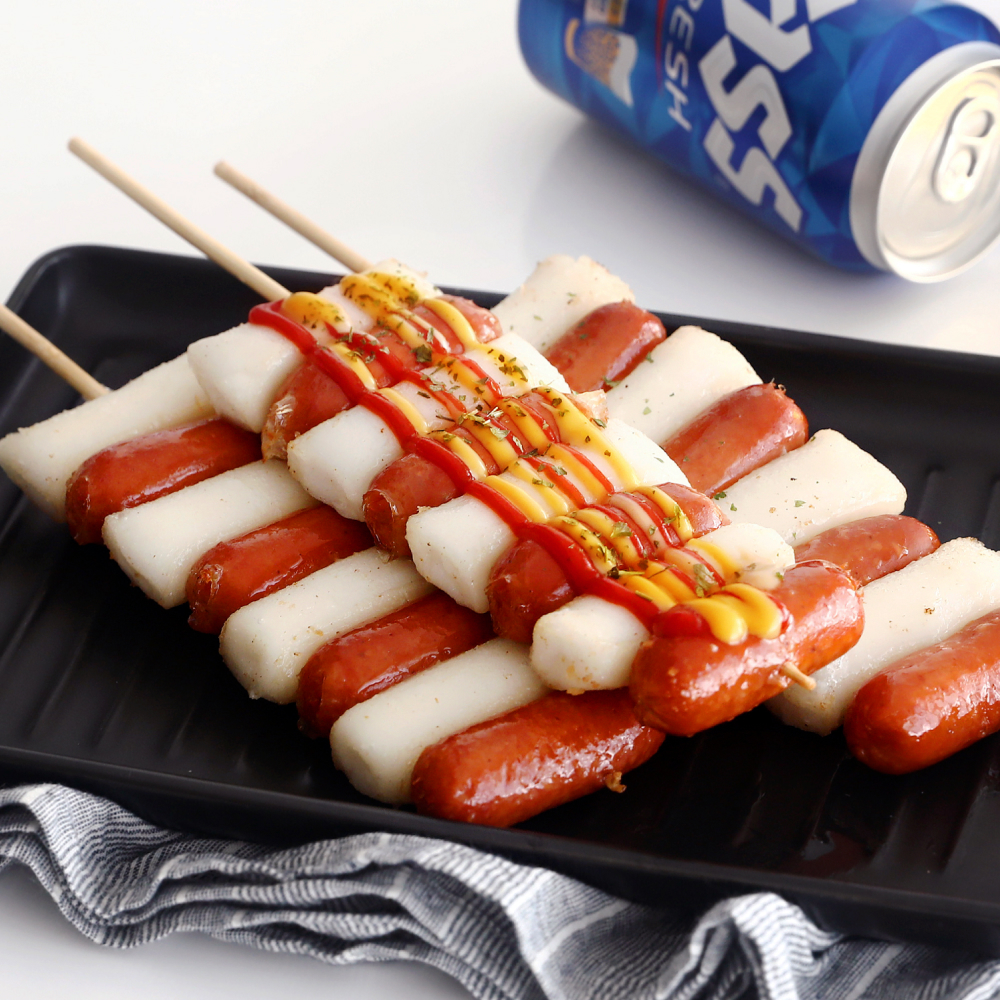 소떡소떡 1.5kg (150g x 10ea) 소시지 떡꼬치 아이들간식 휴게소간식 - 상품 이미지