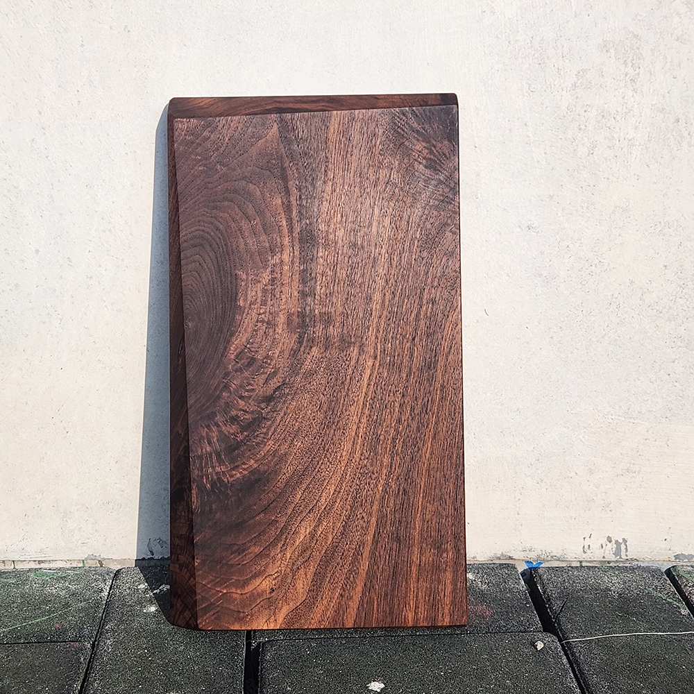 나무도마 월넛 원목 양면 위생 사선 중형 신현공예