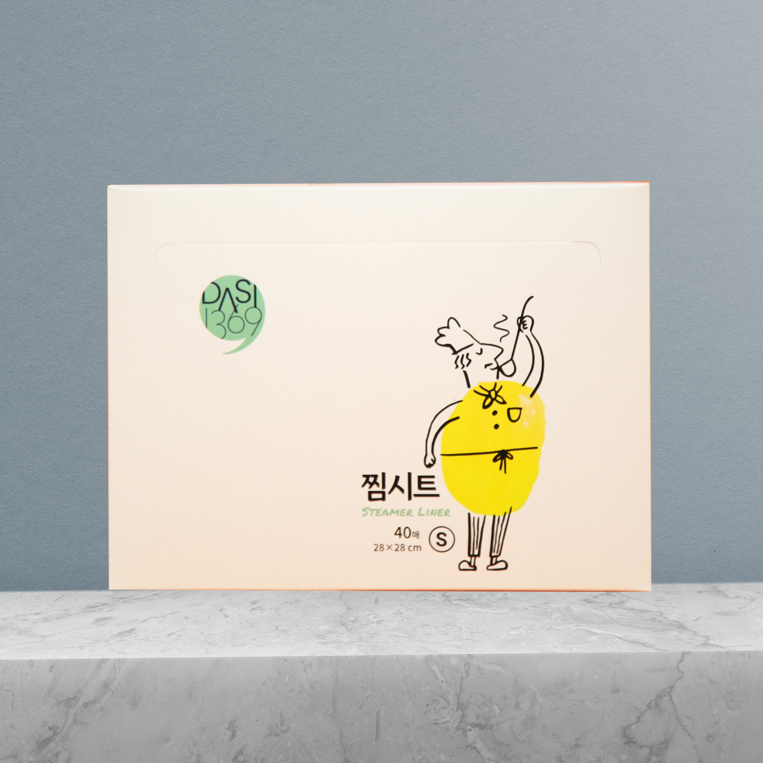 찜시트 소형 40매 찜기받침대 찜기판 찜기깔개 찜판 찜망 면보 - 상품 이미지