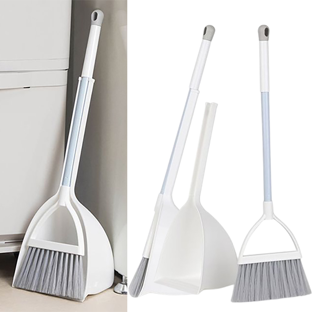 스탠드형 미니 분리형 방 빗자루 쓰레받이 세트 실내 카페