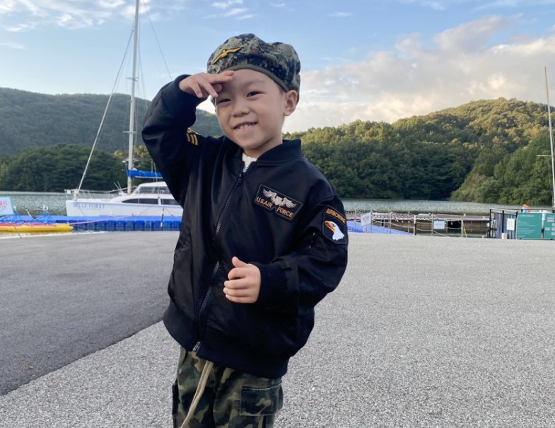 아동군복 유아상하복세트 해병대 어린이군복 어린이집 역할놀이 할로윈 군인복장 밀리터리룩 가을 겨울 - 상세 이미지 3