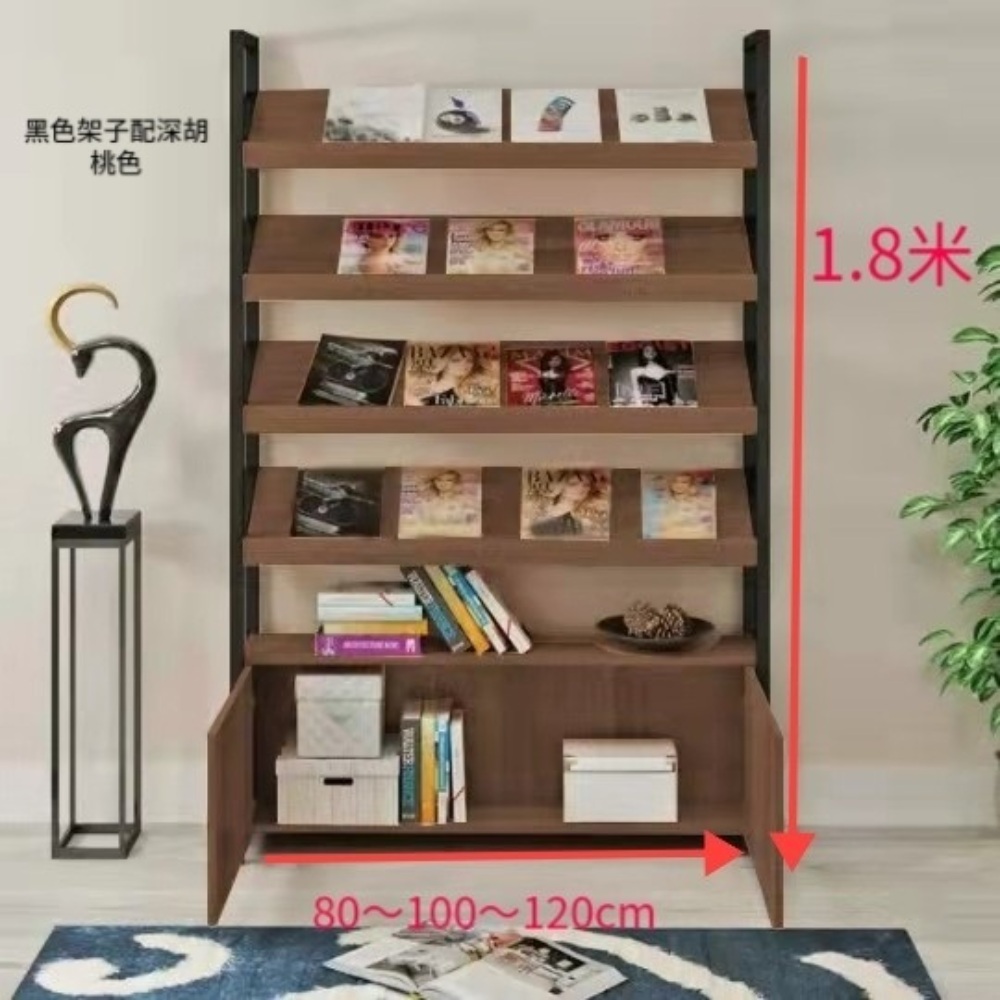 매거진랙 잡지랙 잡지선반 전단지 폴딩 진열대 보관대 - 상세 이미지 4