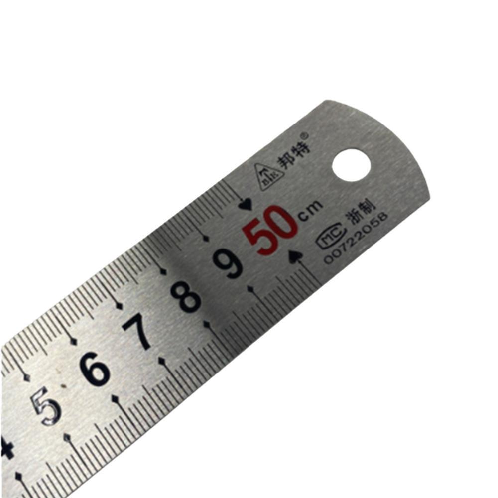 50센티 철제자 50cm 스틸 직자 양면 철자