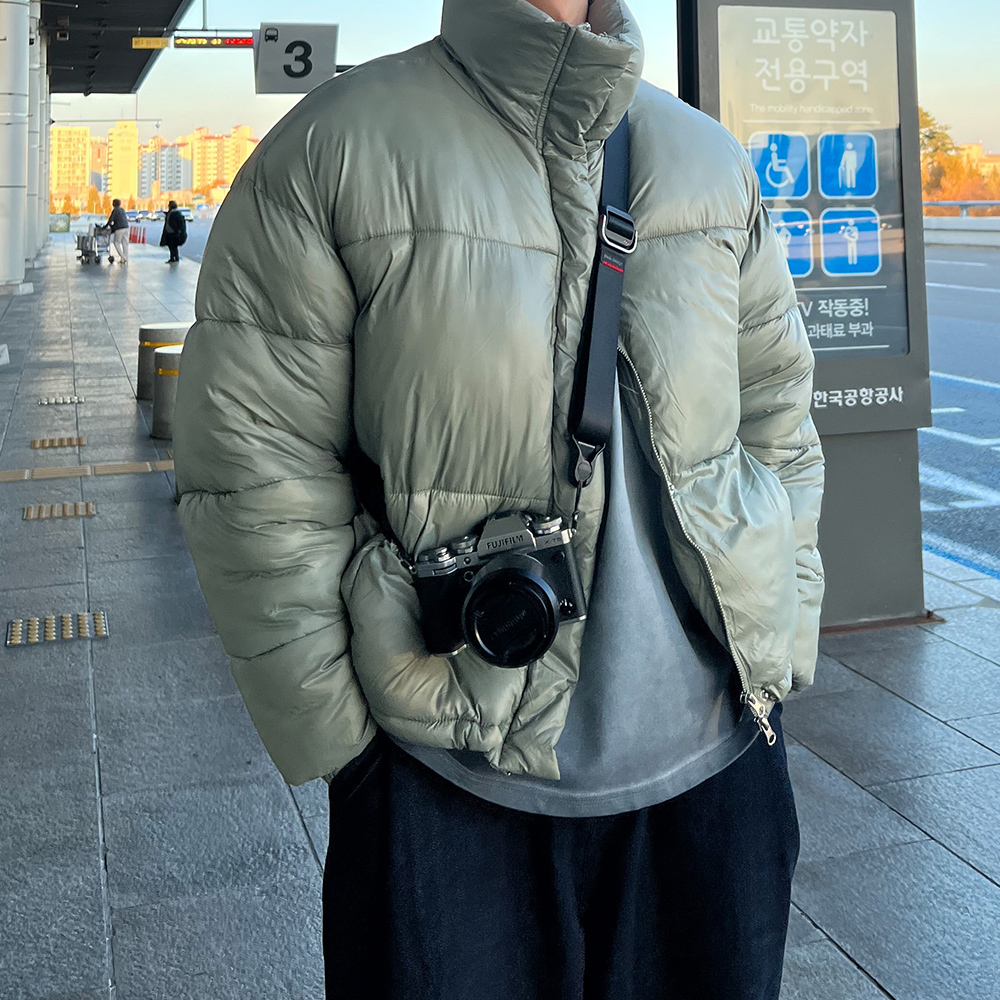 푸퍼패딩 웰론패딩 남자크롭패딩 1 - 상세 이미지 3