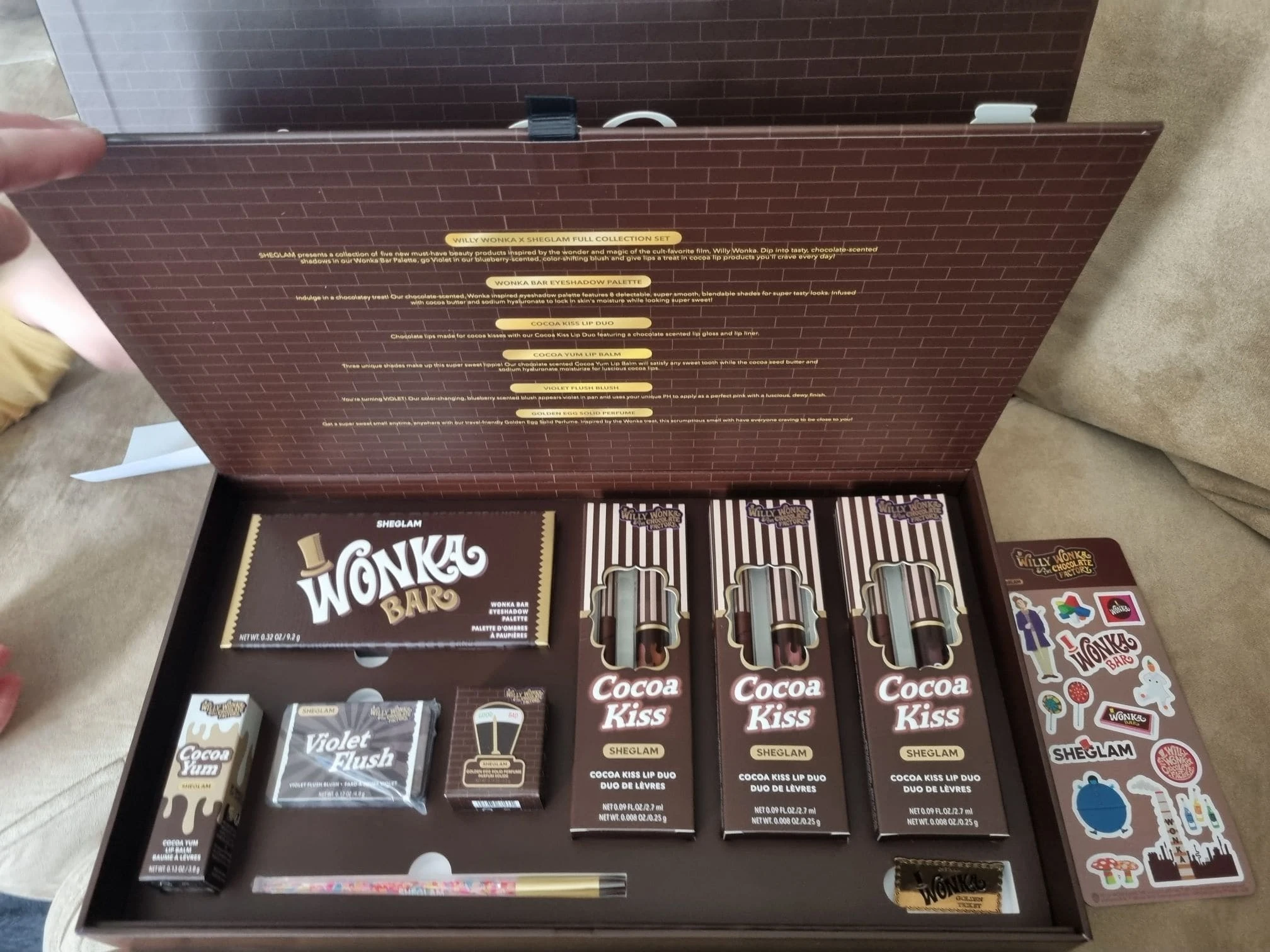 쉬글램 윌리웡카 콜라보 초콜릿 팔레트 sheglam willy wonka palette - 상세 이미지 3