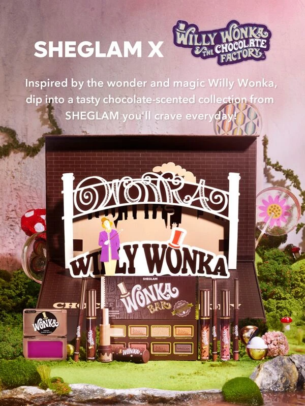 쉬글램 윌리웡카 콜라보 초콜릿 팔레트 sheglam willy wonka palette - 상세 이미지 4