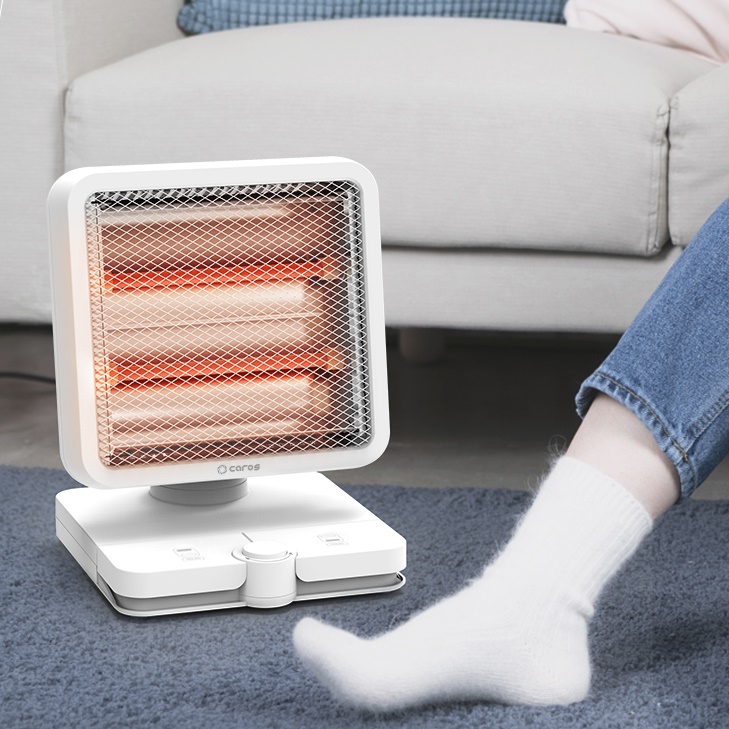 소형 탁상용난로 사무용히터 발터치 가정용전기히터