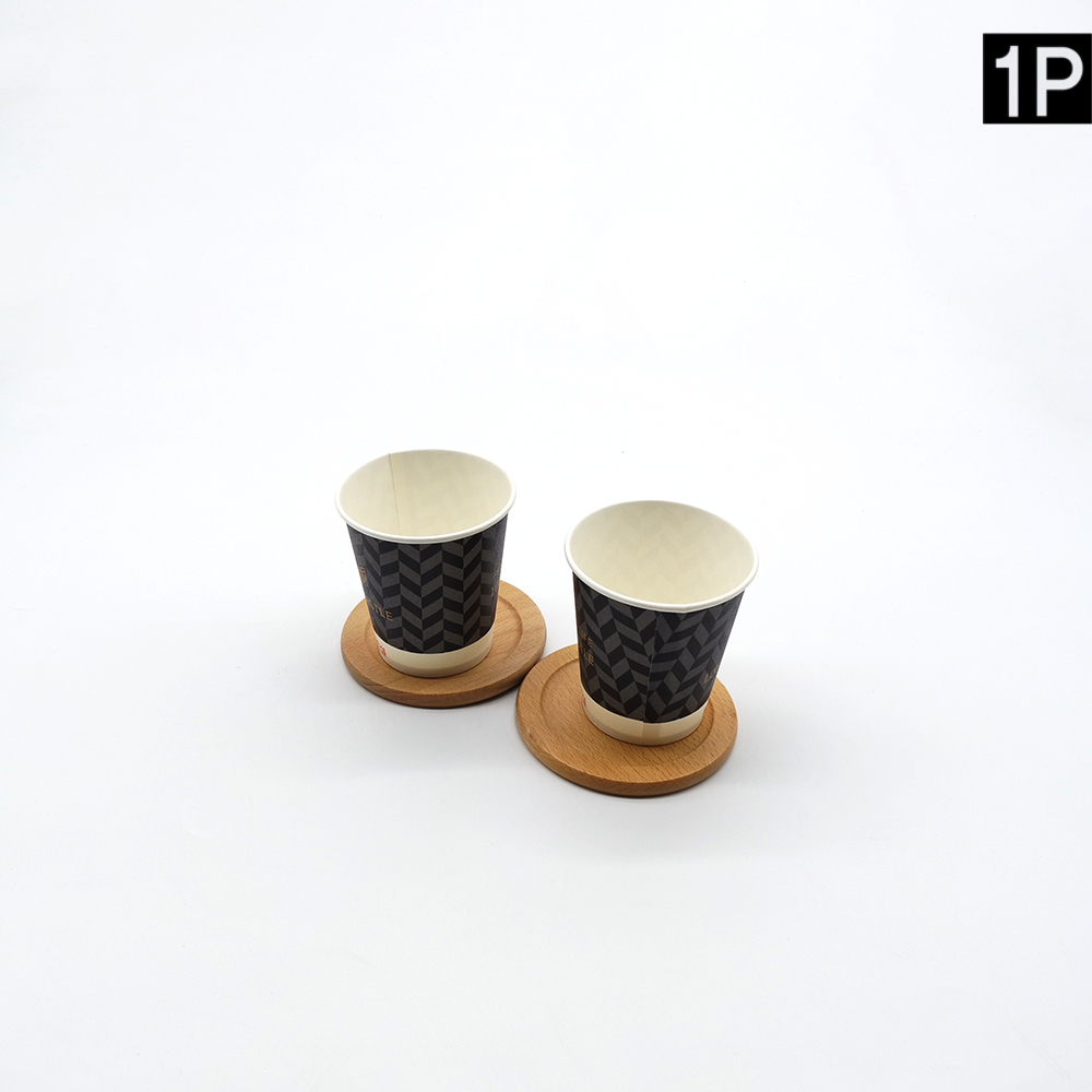 티받침 티코스트 원목 우드 티코스터 나무코스터 - 상세 이미지 2