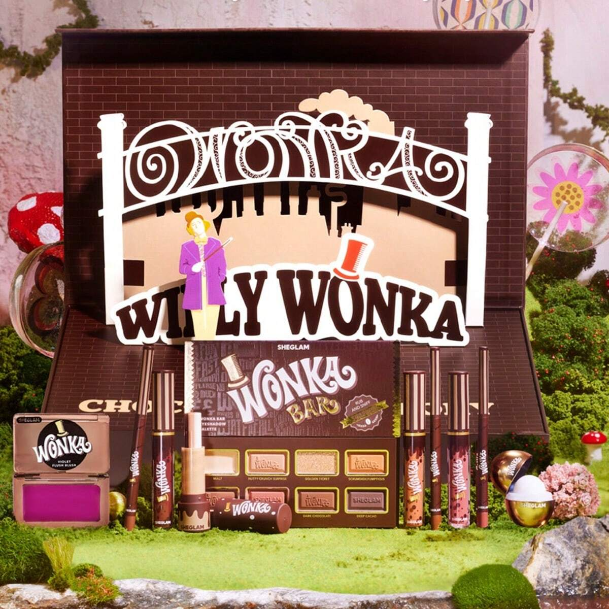 쉬글램 윌리웡카 콜라보 초콜릿 팔레트 sheglam willy wonka palette - 상세 이미지 5