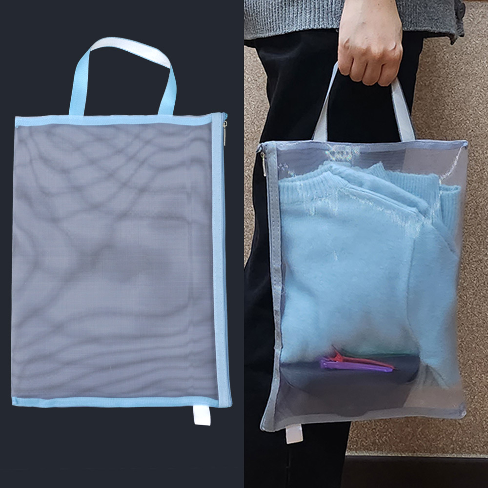 그물파우치 그물망 파우치 손잡이 메쉬주머니 - 상세 이미지 4