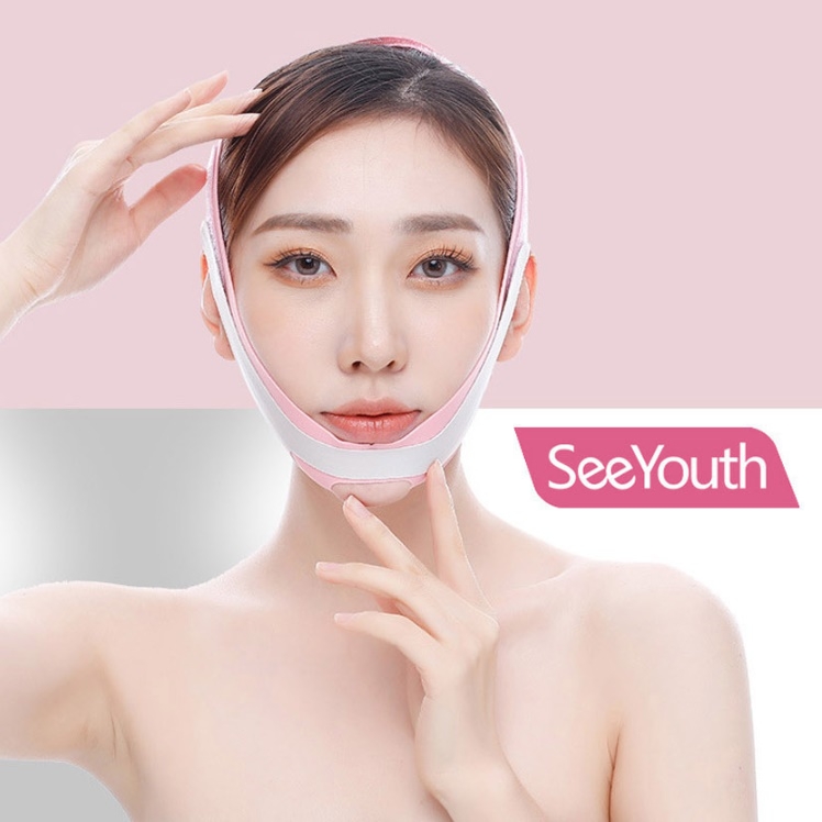 얼굴압박밴드 처진얼굴리프팅 턱선리프팅 안면비대칭 - 상품 이미지